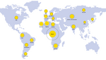 Datengrafik Fertilitätsrate global