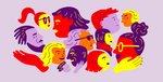 Illustration diverser Menschen
