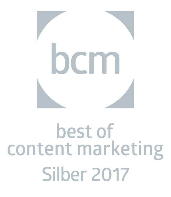 Logo des BCM Award 2017 in Silber